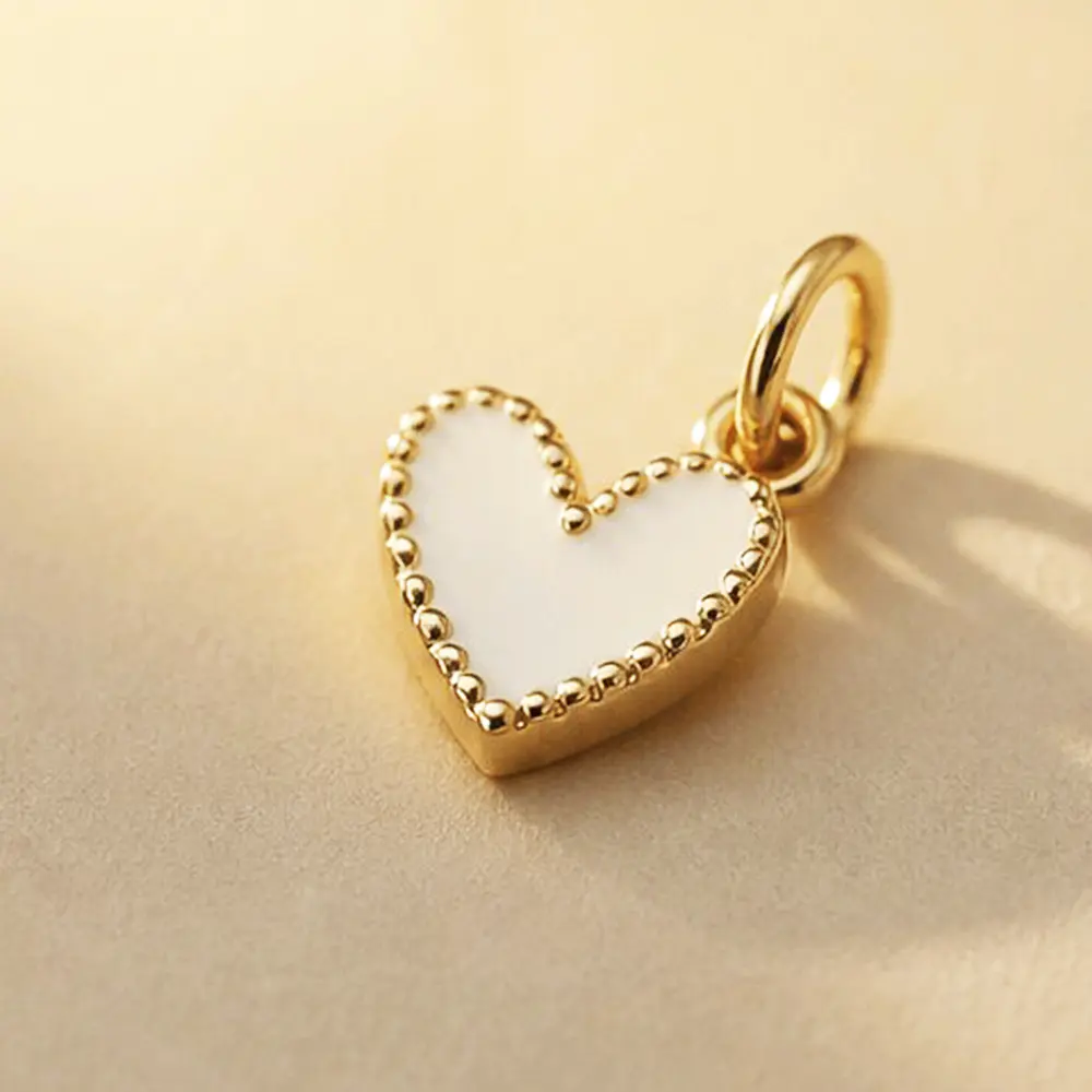 DIJE CORAZON JOLIE BLANCO