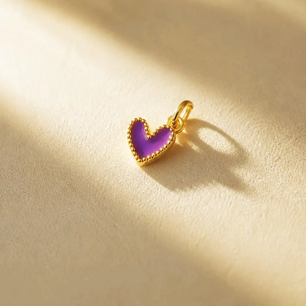 DIJE CORAZON JOLIE MORADO