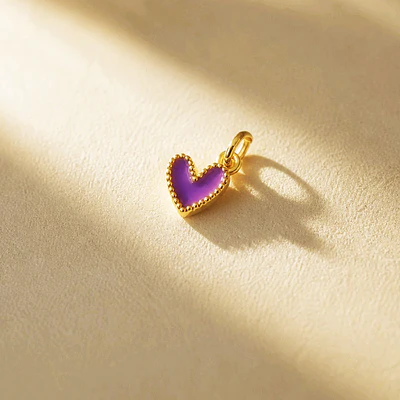 DIJE CORAZON JOLIE MORADO