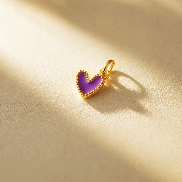 DIJE CORAZON JOLIE MORADO