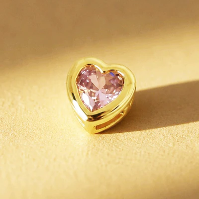 DIJE CORAZON SOLITAIRE PALOROSA