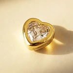 DIJE CORAZON SOLITAIRE BRILLANTE