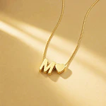 DIJE CORAZON SOLITAIRE DORADO