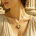 CADENA SAGRADO CORAZON MOSTACILLA NEGRA