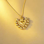 CADENA SAGRADO CORAZON DORADO GRANDE