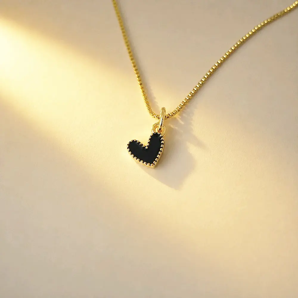 CADENA CORAZON JOLIE NEGRO