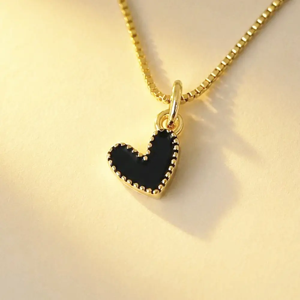 CADENA CORAZON JOLIE NEGRO