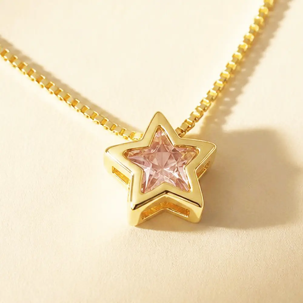 CADENA ESTRELLA SOLITAIRE PALOROSA