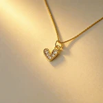 CADENA CORAZON AMORE BRILLANTE