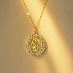 CADENA VIRGEN GUADALUPE BRILLANTE