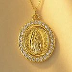 CADENA VIRGEN GUADALUPE BRILLANTE