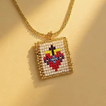 CADENA ESCAPULARIO SAGRADO CORAZON MOSTACILLA