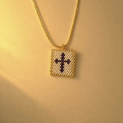 CADENA ESCAPULARIO CRUZ MOSTACILLA 