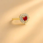 ANILLO FESTA ROJO RUBI