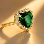 ANILLO FESTA1 VERDE ESMERALDA