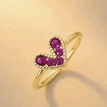 ANILLO AMORE FUCSIA