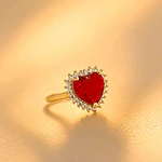 ANILLO FESTA1 ROJO RUBI