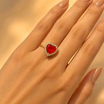 ANILLO FESTA1 ROJO RUBI