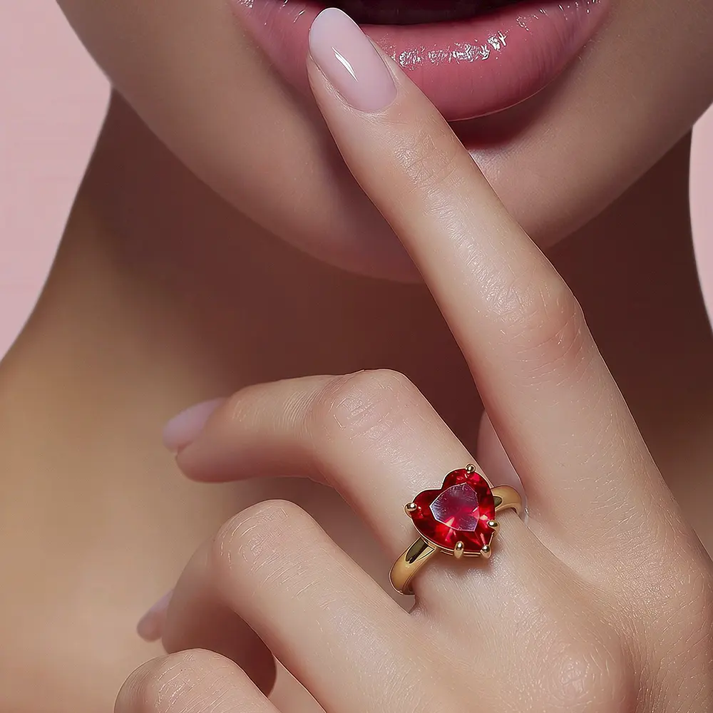 ANILLO CORA ROJO