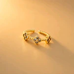 ANILLO TREBOLES BRILLANTE DIVINA