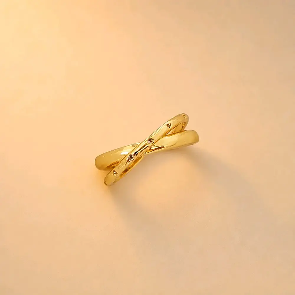ANILLO CRUZADO VERDE