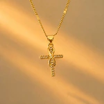 CADENA CRUZ INFINITO BRILLANTE