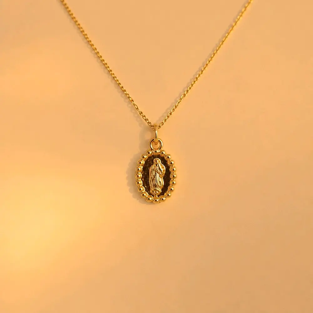 CADENA VIRGEN MEDALLA GUADALUPE