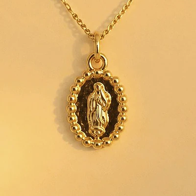 CADENA VIRGEN MEDALLA GUADALUPE