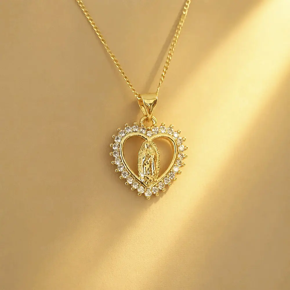 CADENA VIRGEN GUADALUPE CORAZON