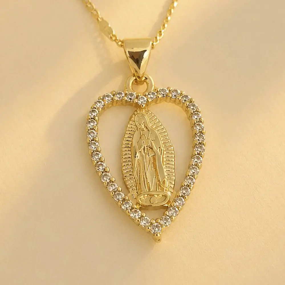 CADENA VIRGEN GUADALUPE CORAZON