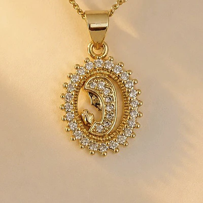 CADENA VIRGEN MARIA BRILLANTE