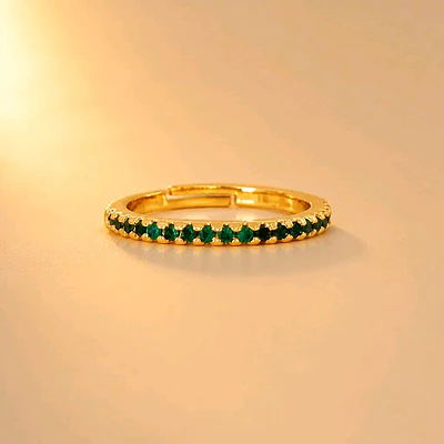 ANILLO SORTIJA VERDE 