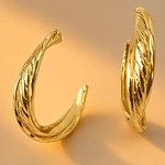 AROS CANDONGAS HOJA DORADA