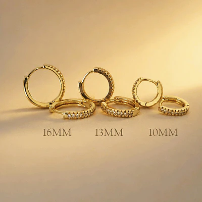 MINI AROS CIRCON BRILLANTES PEQUEÑAS 10MM