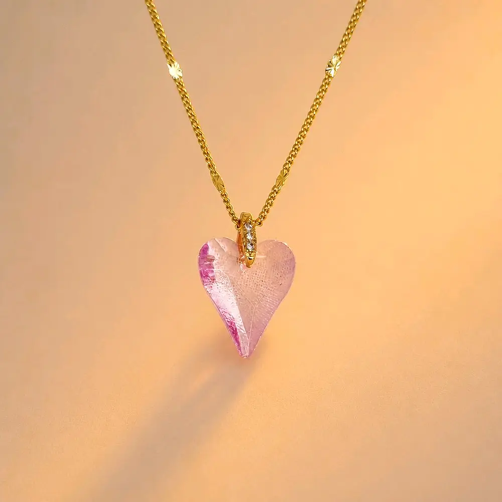 CADENA CORAZON PALOROSA