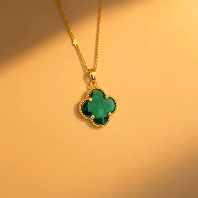CADENA TREBOL VERDE