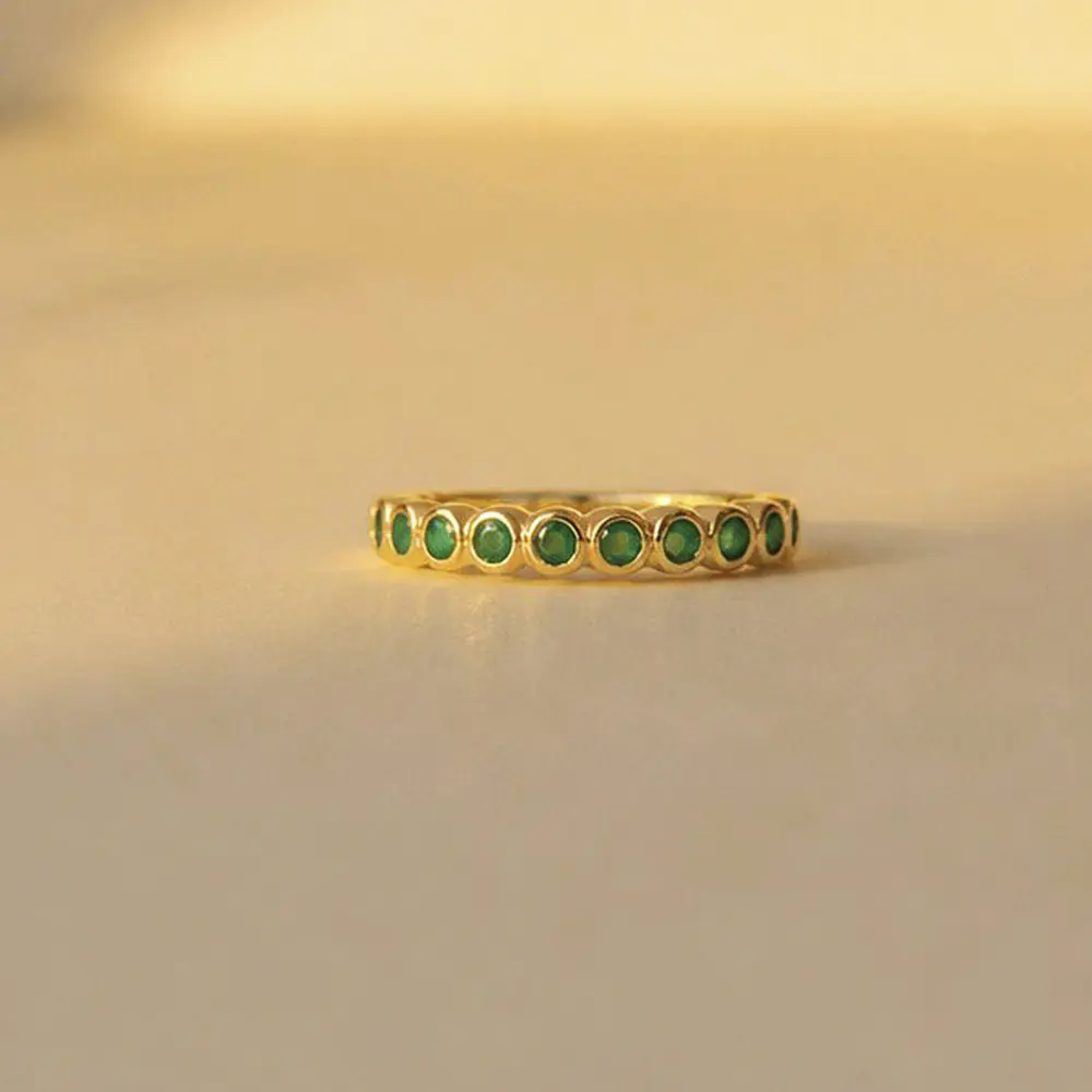 ANILLO SORTIJA IKONICA BOL VERDE 