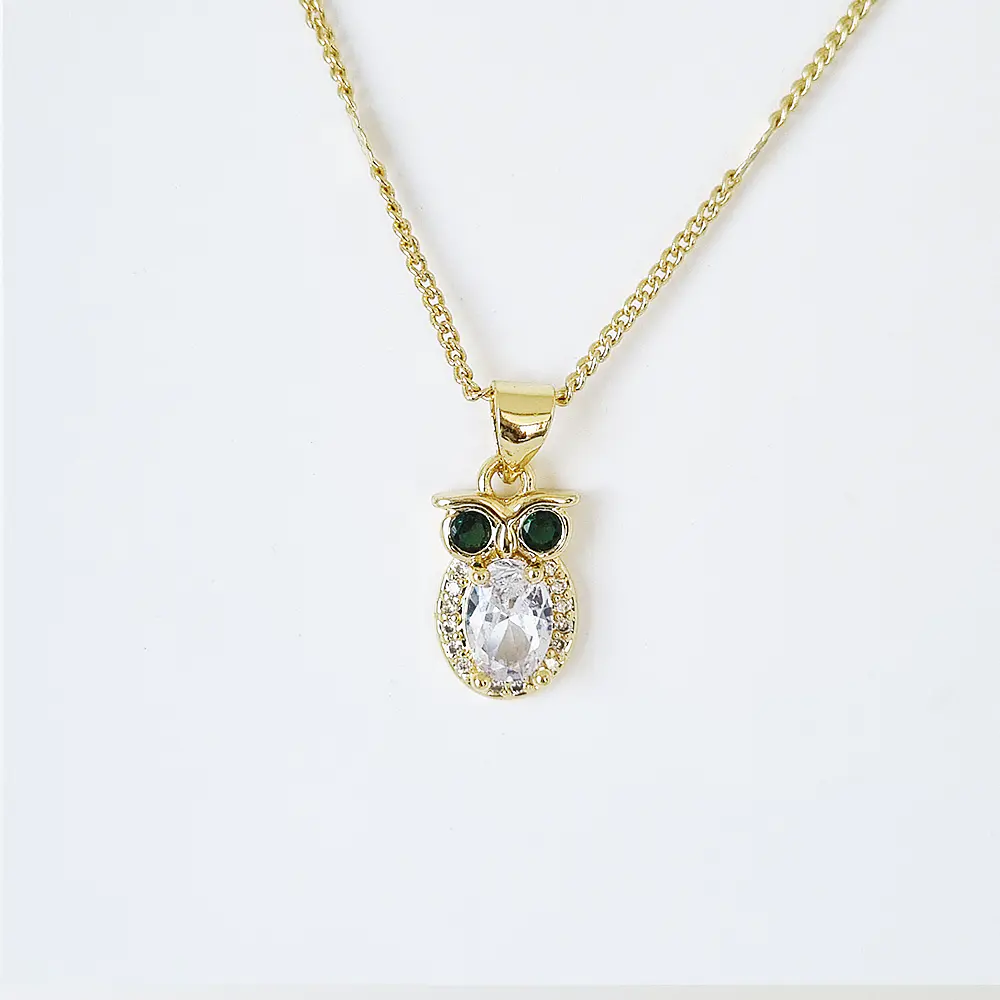 CADENA BUHO BRILLANTE