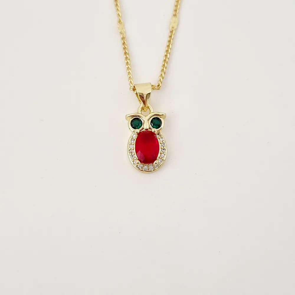 CADENA BUHO ROJO