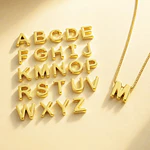 GRATIS TU LETRA✨CADENA IKONICA LAGRIMA BRILLANTE