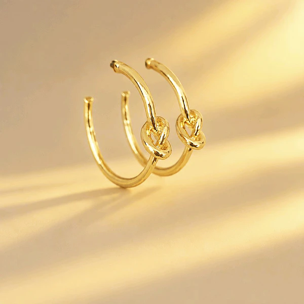 AROS NUDO DORADO