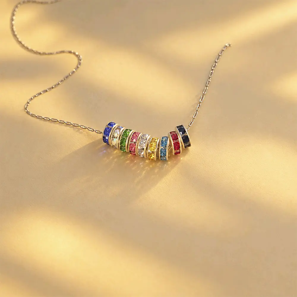 CADENA ARCOIRIS PLATA