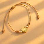 PULSERA SAN BENITO CORDON PIEL