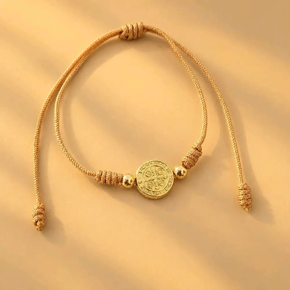PULSERA SAN BENITO CORDON PIEL