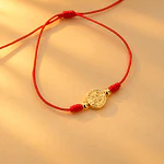 PULSERA SAN BENITO CORDON ROJO