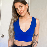 Julia Top Azul 