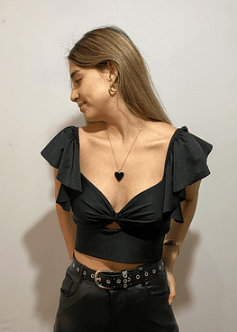 Freya Top Negro