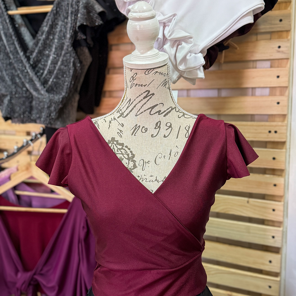 Florencia Top Burdeo 