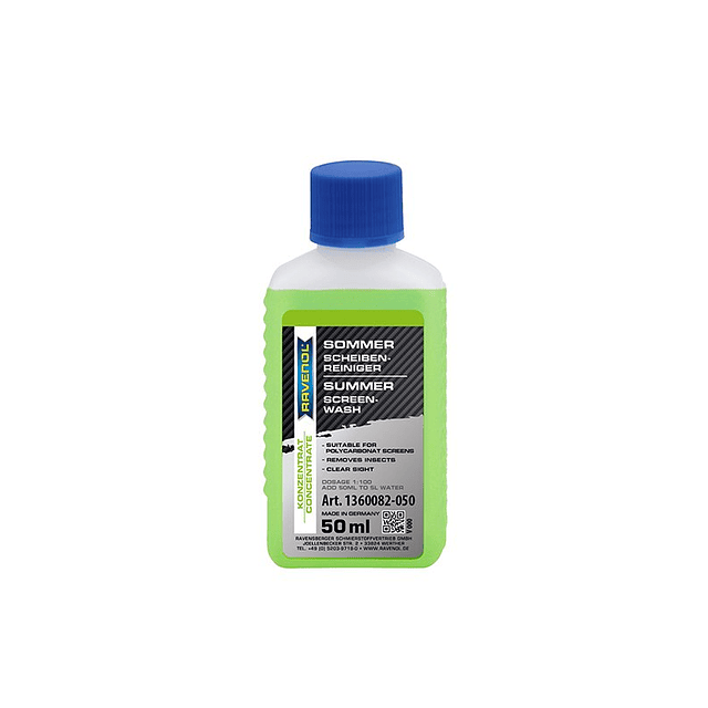RAVENOL Summer Windshield Cleaner 1:100 (concentrado)