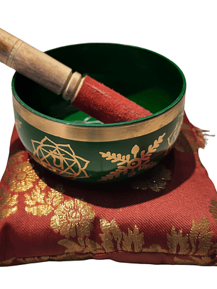 CUENCO TIBETANO 13 CM VERDE